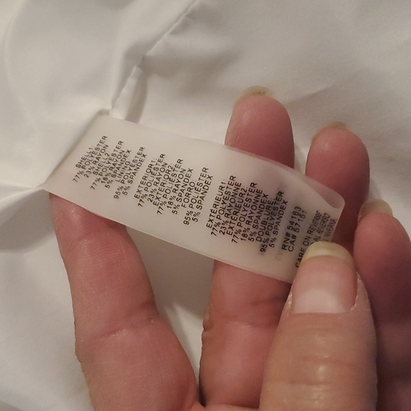 Tommy Hilfiger Ivory Textured Blazer SZ 8 - Picture 9 of 13